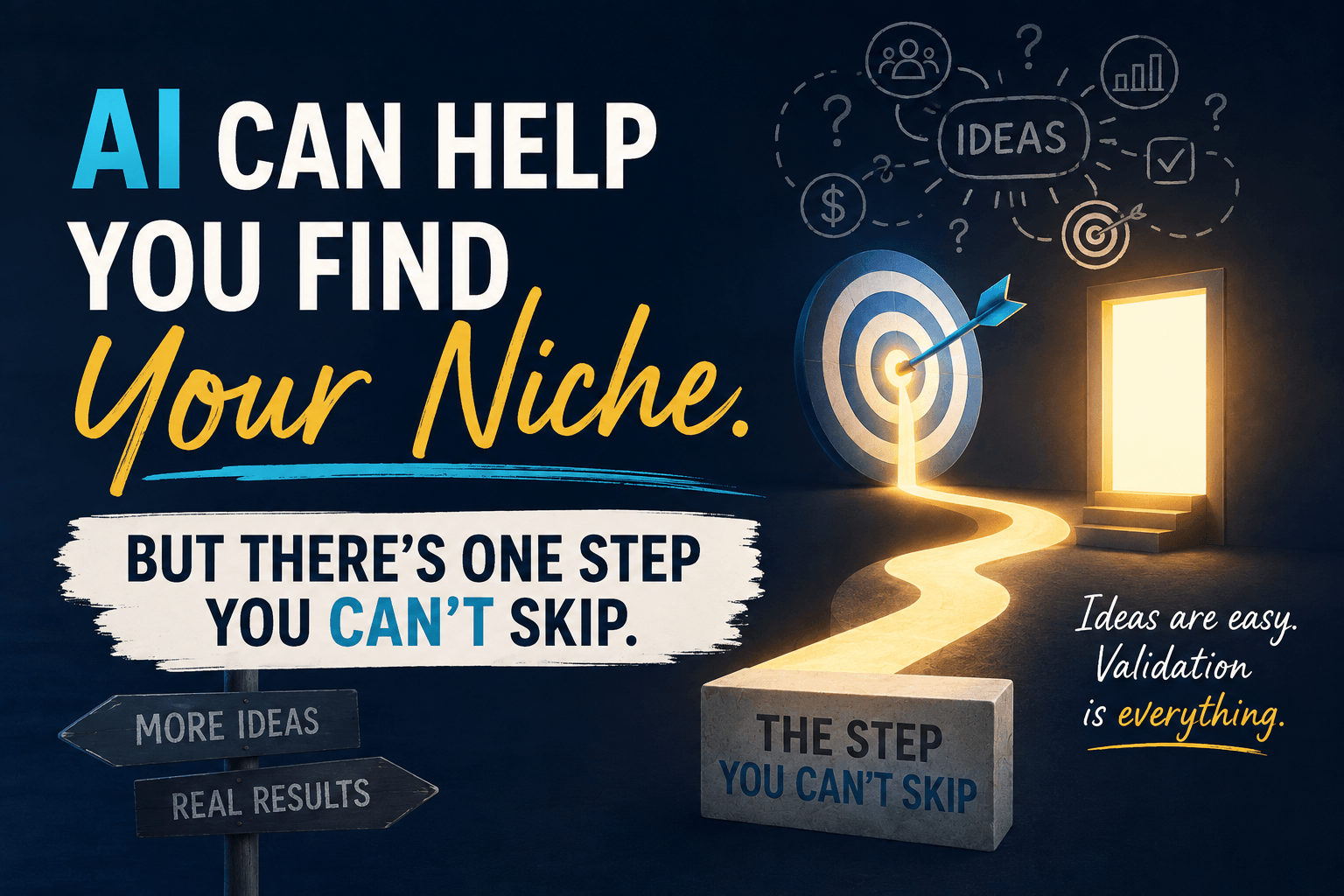 AI Can Help You Find Your Niche. But There's One Step You Can't Skip.