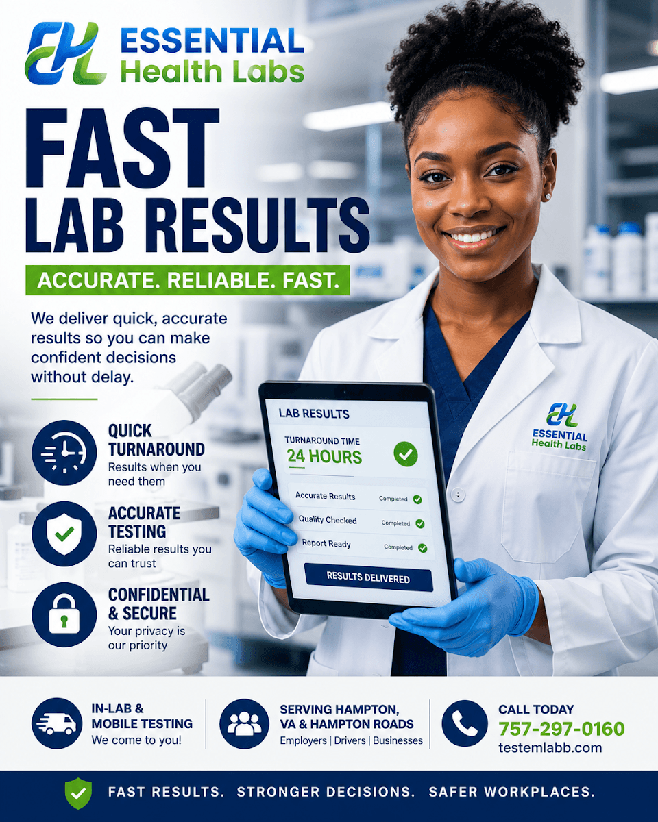 Essential Health Labs LLC| Mobile and Clinic Based Services, photo 4