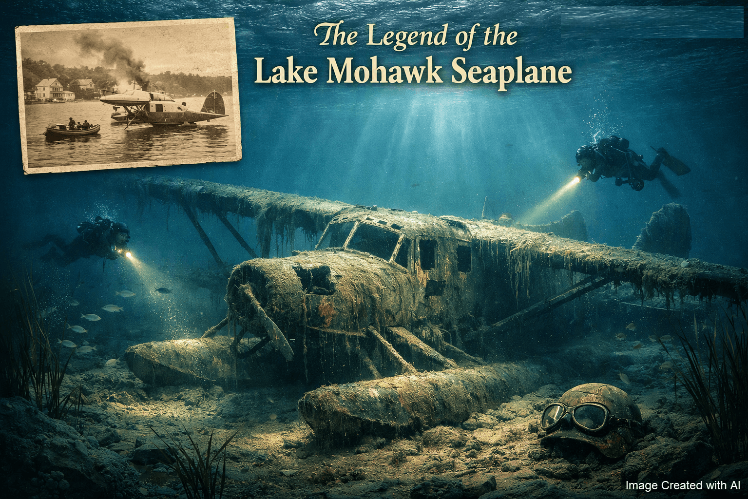 π The Seaplane Beneath Lake Mohawk: Local Legend or Lost History?
