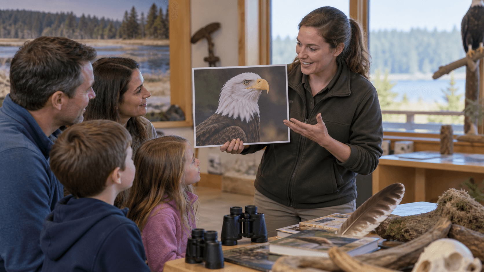 Bald Eagles Up Close Brings a Family Wildlife Program to Augusta September 24
