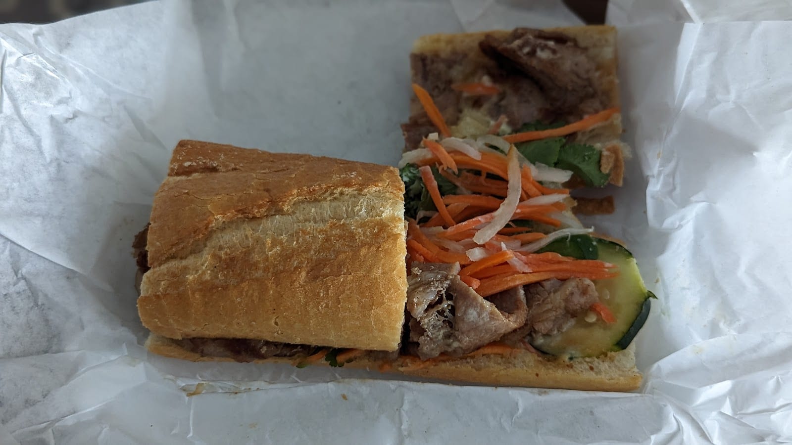 Latte Express + Banh Mi & Donut