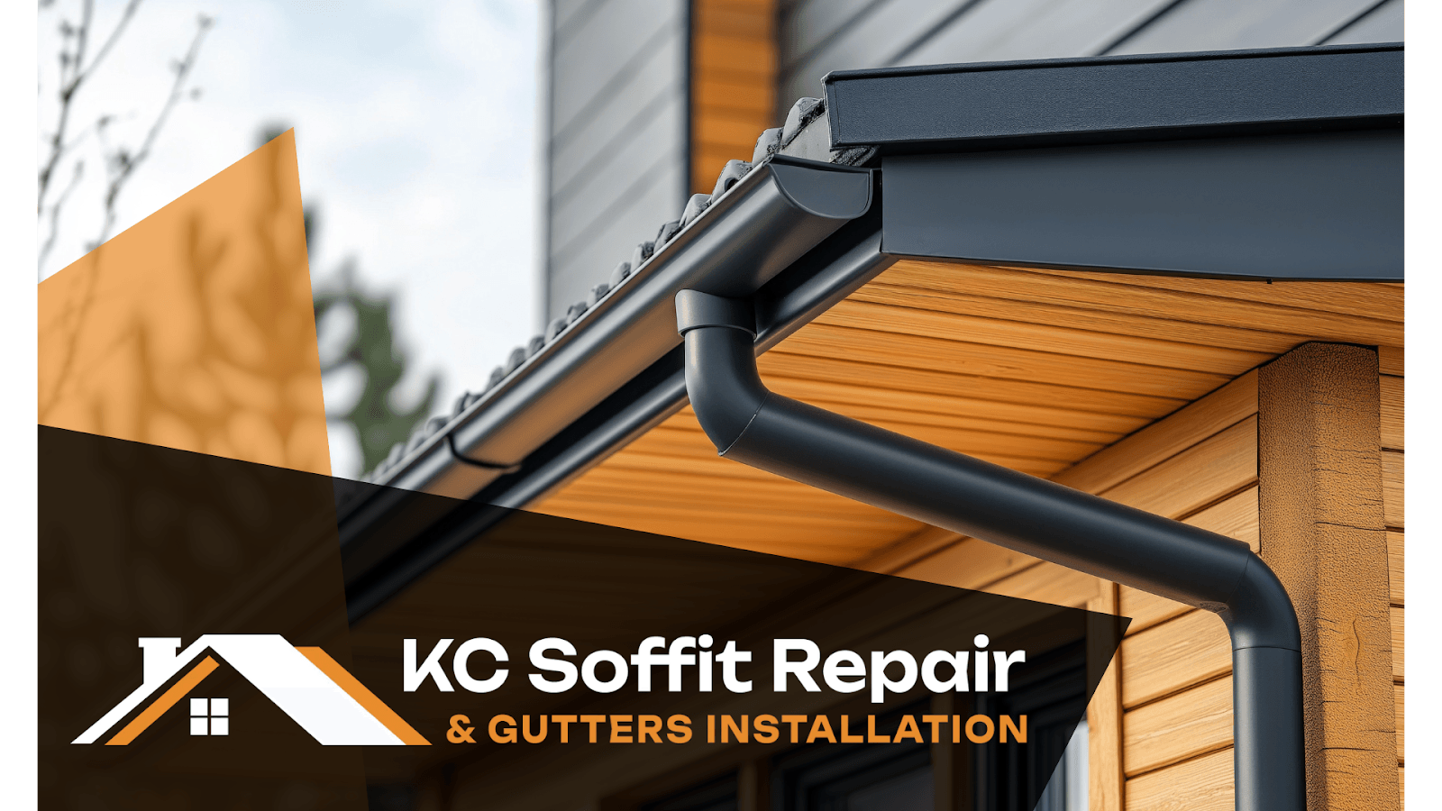 KC Soffit Repair & Gutters Installation