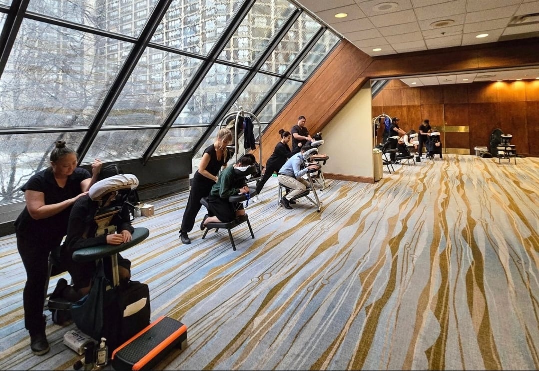 Onsite Chair Massages At Work & Events - GTA Mobile Massage