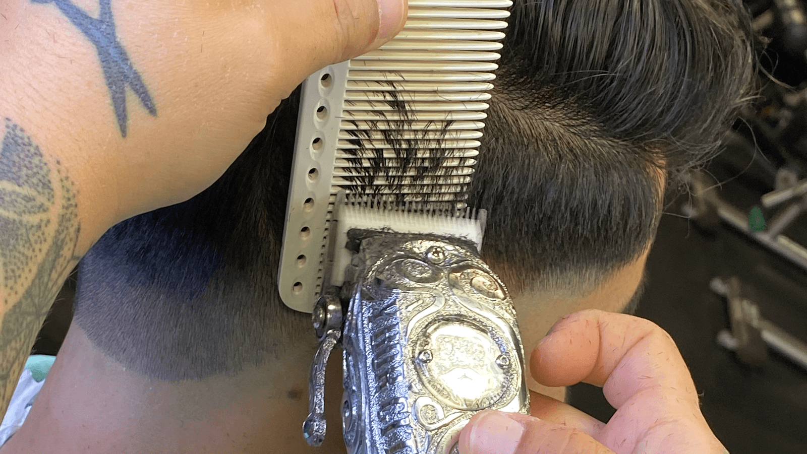 Lisa Ann @yborbarber Tampa Barber (inside powerhouse gym)