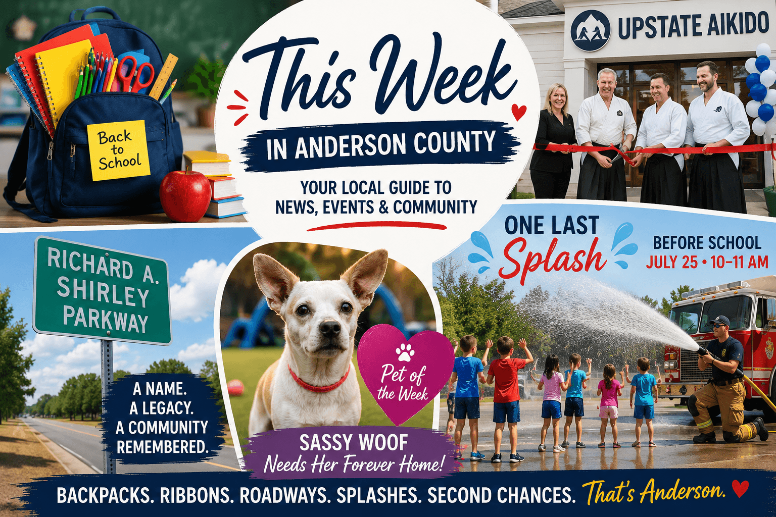 Free Backpacks, One Last Summer Splash & a New Parkway Tribute ~ This Week’s Electric City Shoutouts
