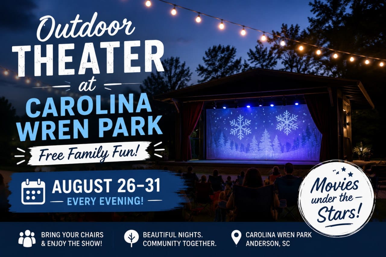 Free Outdoor Theater • August 26–31 • Carolina Wren Park