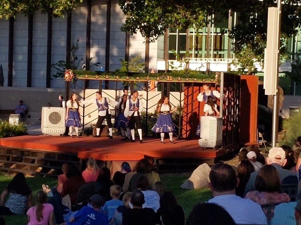 The Greenshow Stage at The Utah Shakespeare Festival