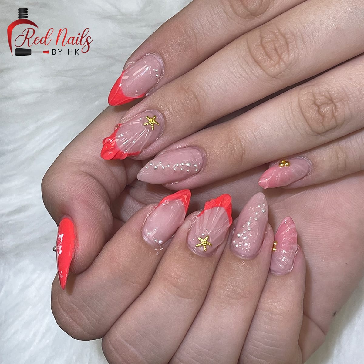 Red Nails by HK
