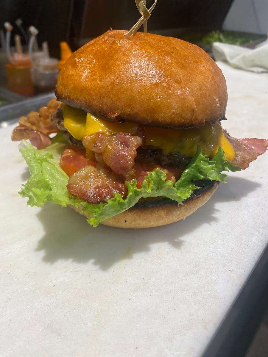 Savor Burgers & More.