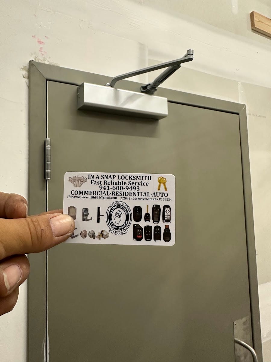 In a snap locksmith