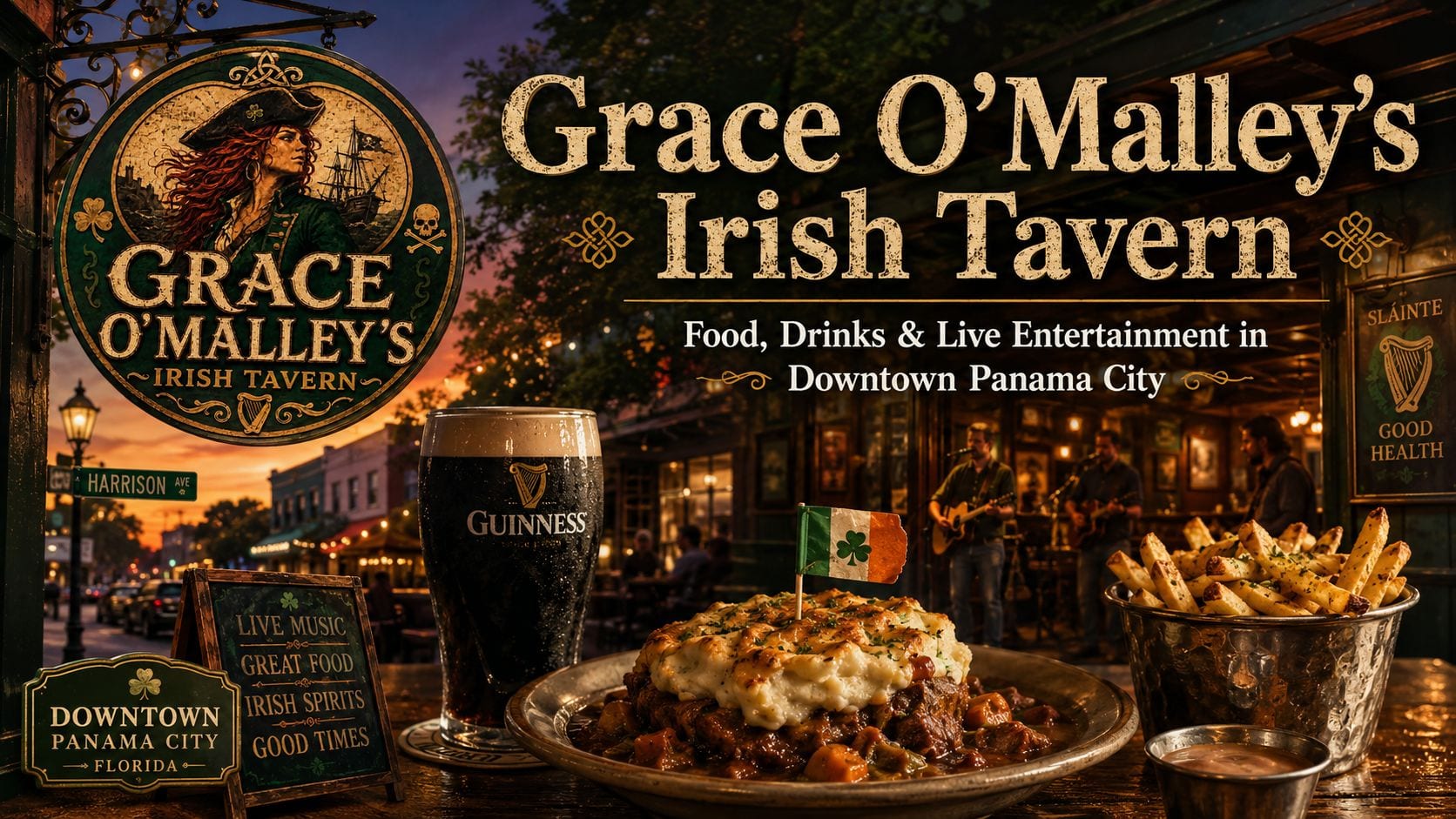Downtown Panama City Gets a Spirited Taste of Ireland with Grace O’Malley’s New Tavern