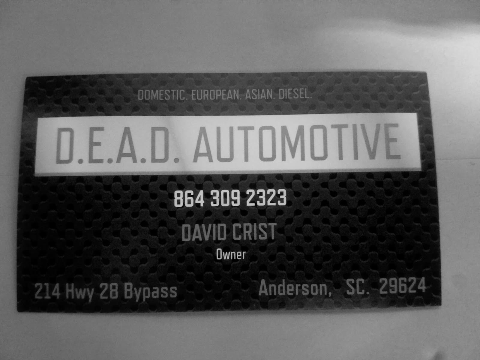 D.E.A.D. Automotive Domestic European Asian Diesal, photo 2
