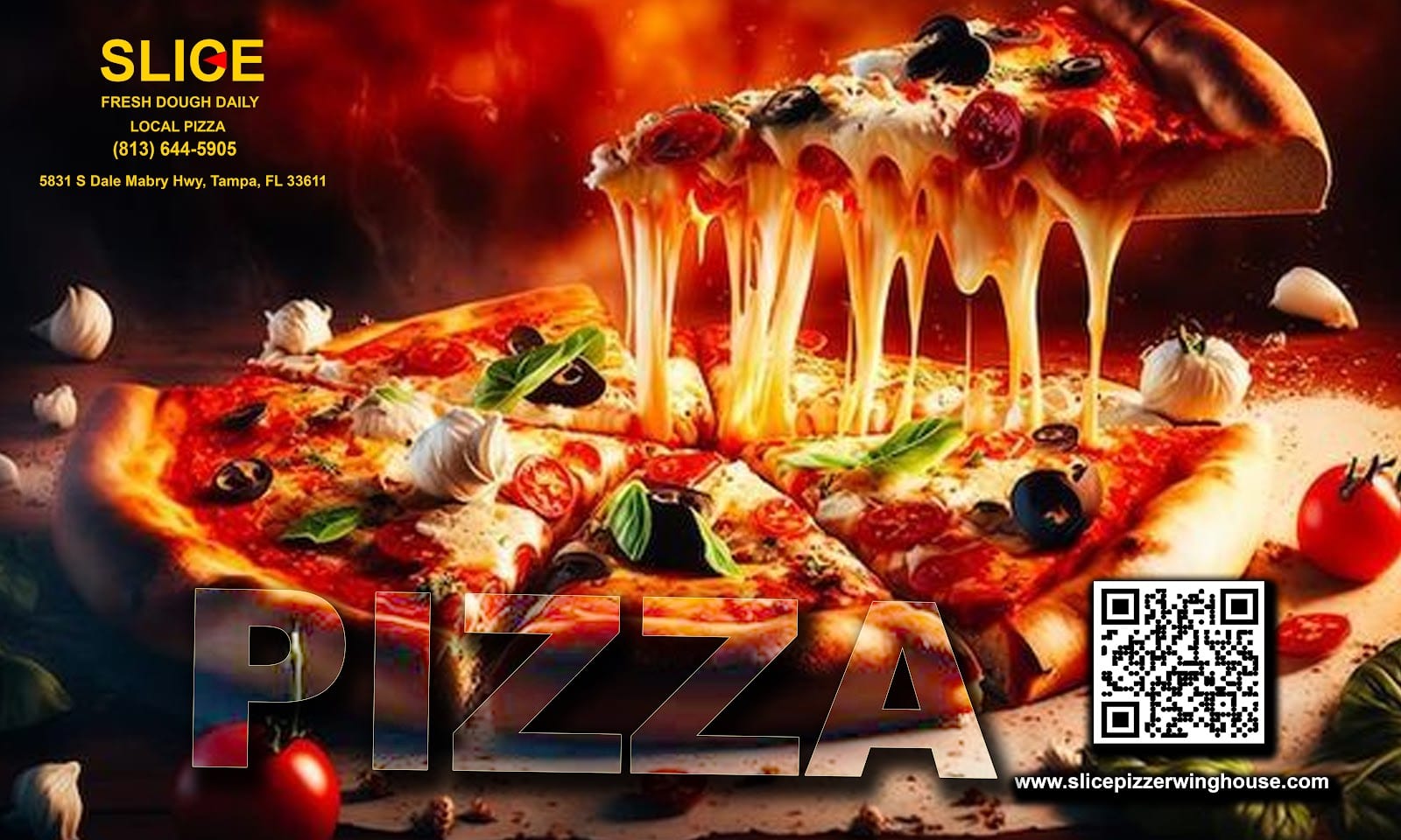 Slice Pizzeria & Wing House Is Now Sauce Boss Pizza Company (Coming Soon)