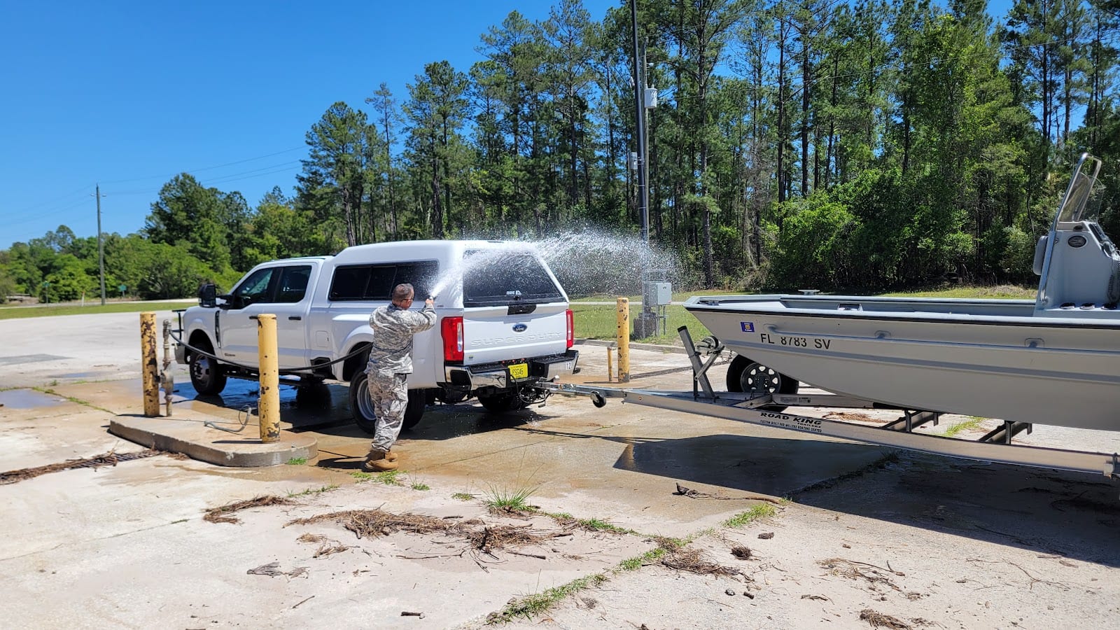 Camp Blanding Truck Self Wash Station