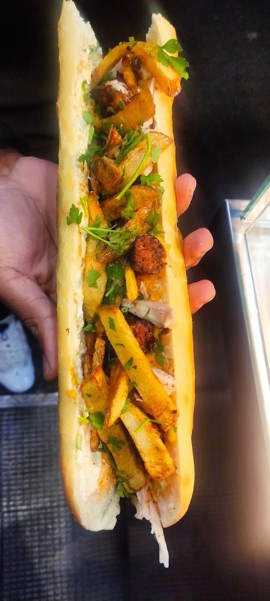 Flash Poulet - Poulet braisé, Sandwich