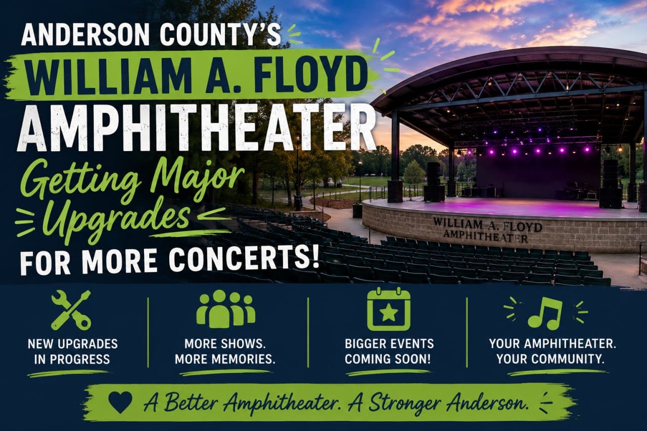 Anderson County's William A. Floyd Amphitheater Getting Major Upgrades for More Concerts