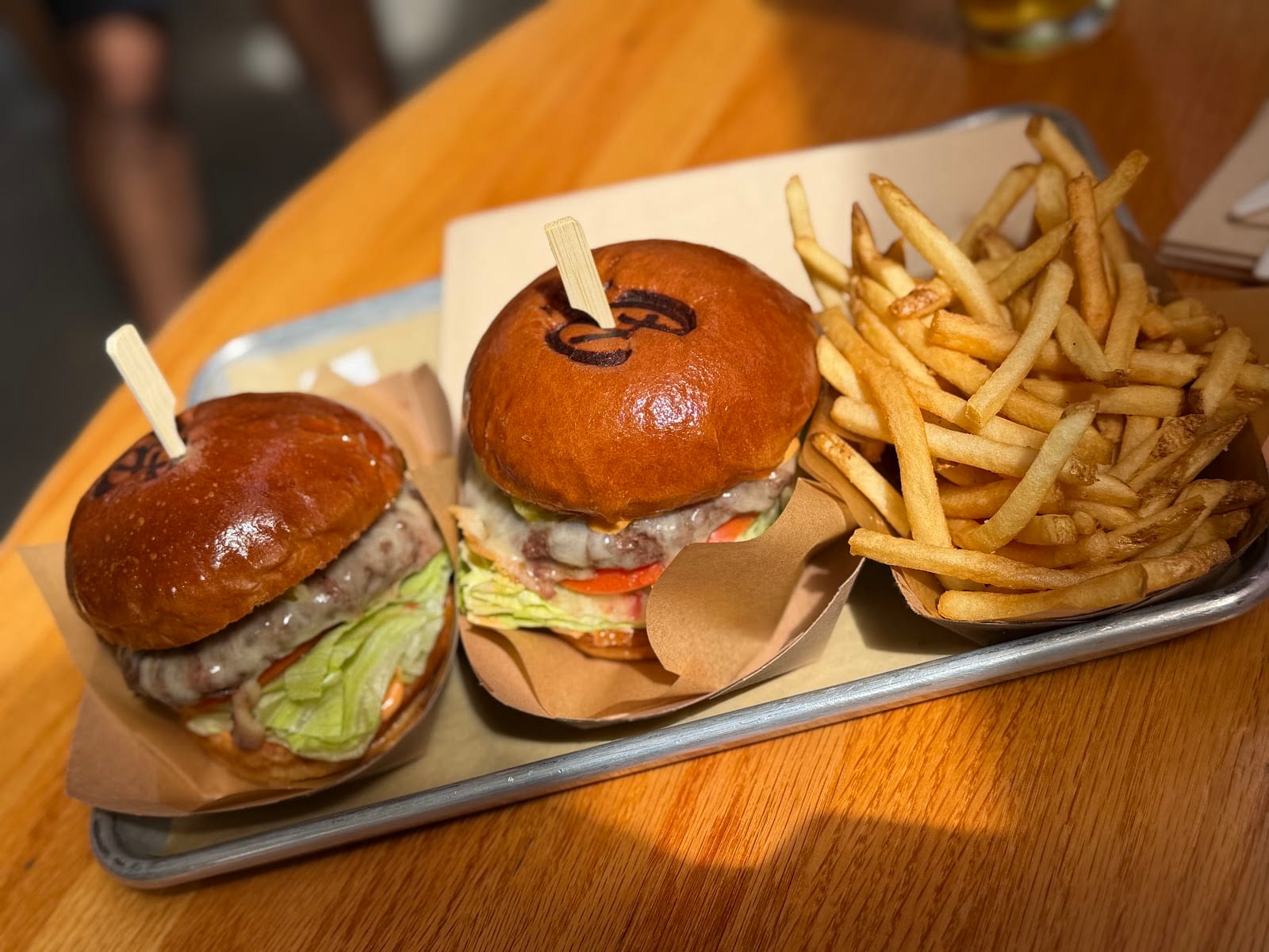 Burgers & Half Bottles