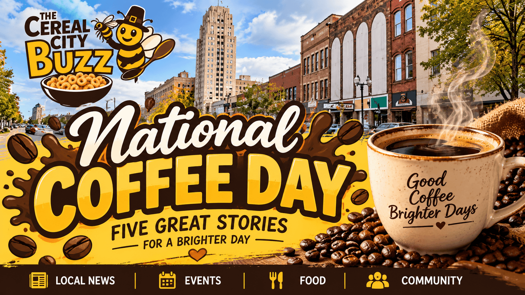 ☕ Wake Up, Battle Creek... It’s National Coffee Day!