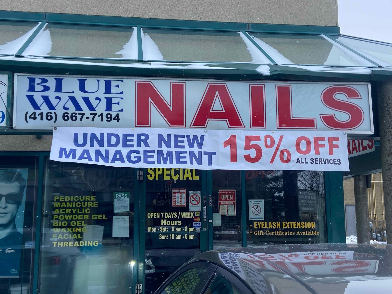 Blue Wave Nails