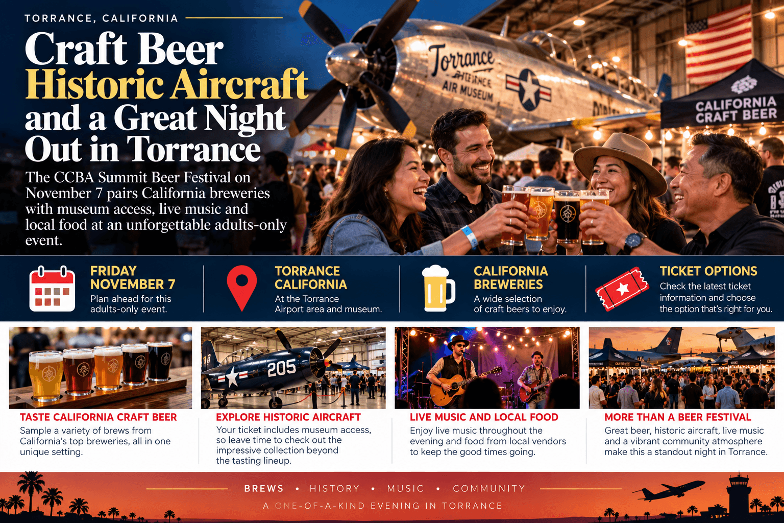 Plan Ahead: Craft Beer Meets Historic Aircraft in Torrance November 7