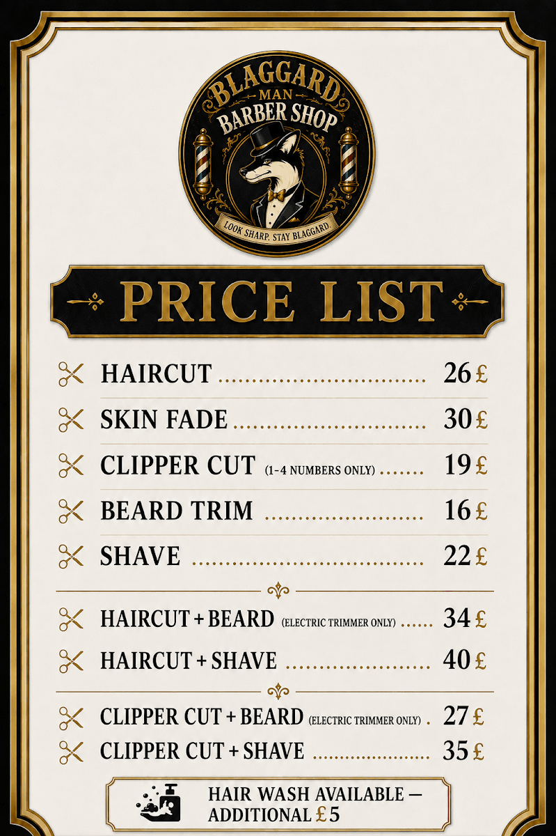 Blaggard Man Barber shop
