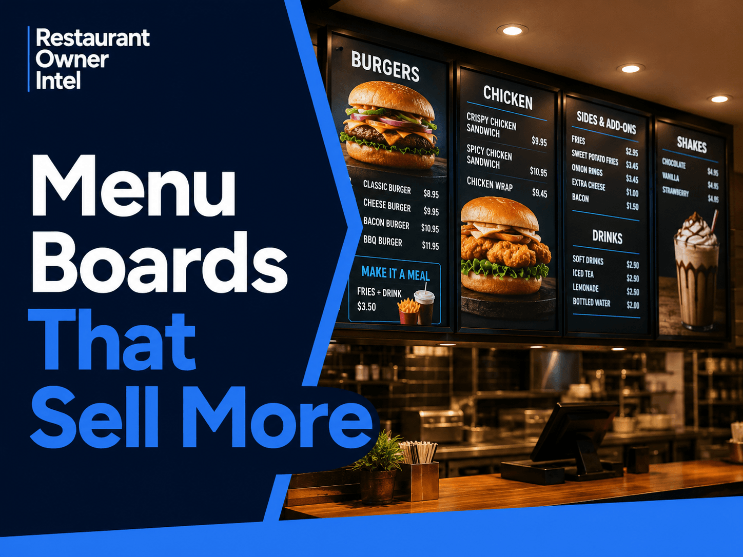 Menu Boards That Sell More: 7 Changes That Can Increase Customer Spend