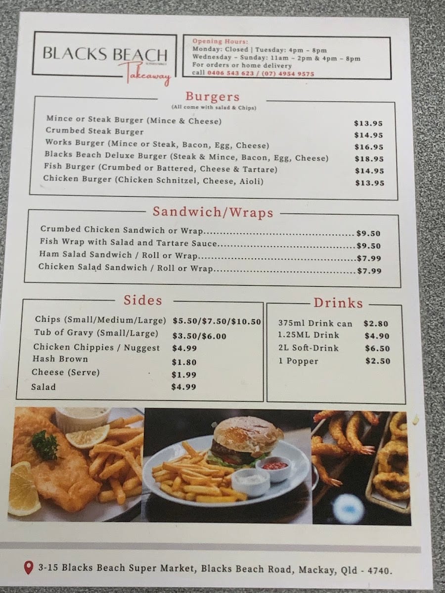 Blacks Beach Takeaway