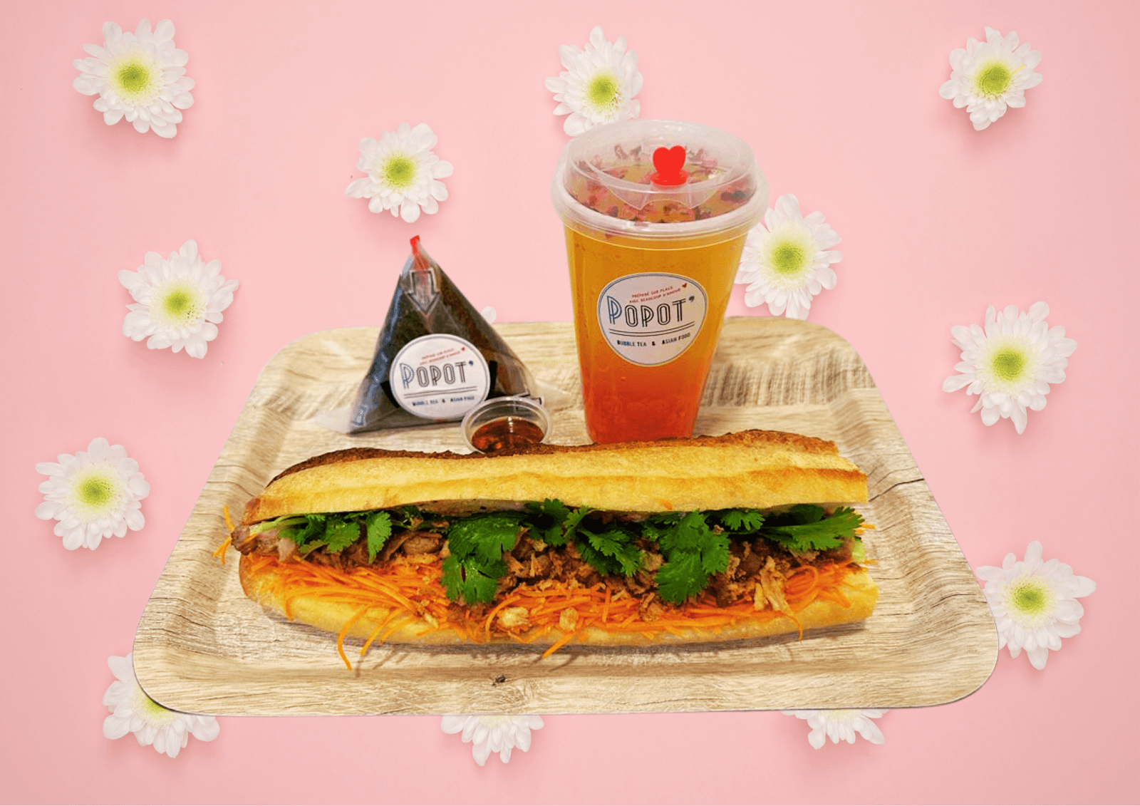Asian Food - Poke bowl Bánh mì Onigiri