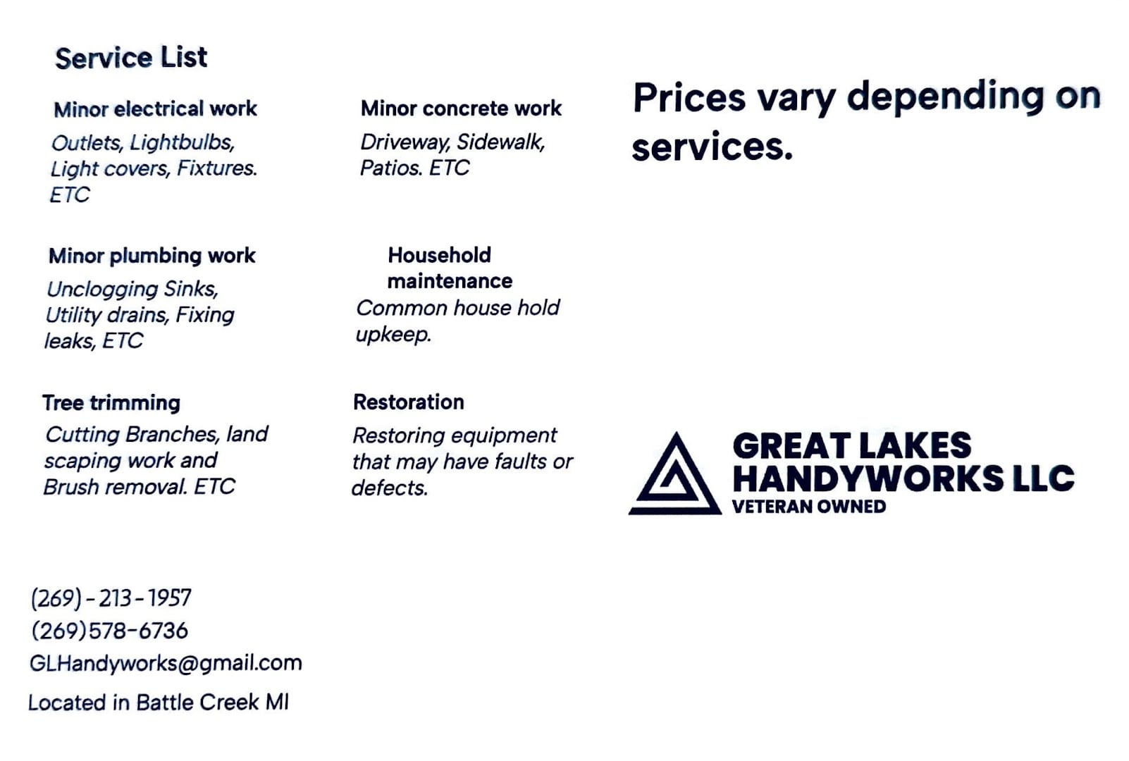 Great Lakes Handyworks LLC, photo 2