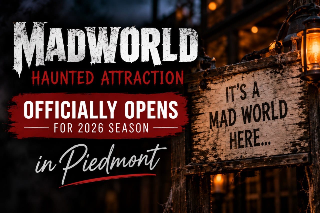 MADWORLD Haunted Attraction Officially Open for 2026 Season in Piedmont