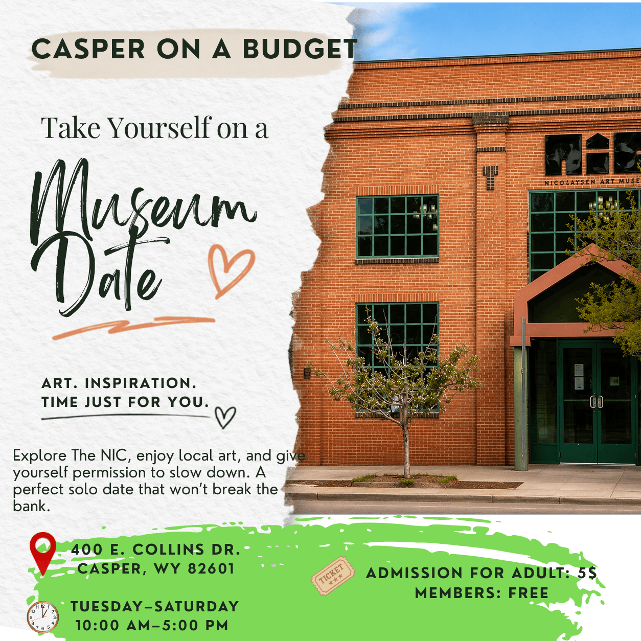 Casper on a Budget: Take Yourself on a Museum Date at The NIC