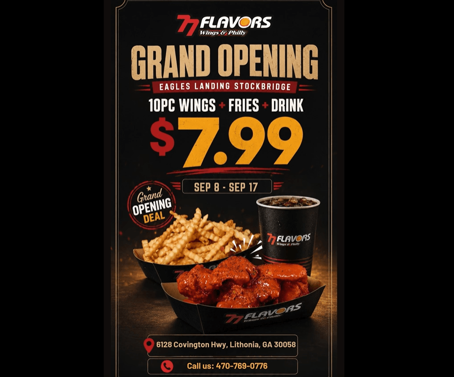 77 Flavors Wings & Philly (Covington Hwy), photo 2
