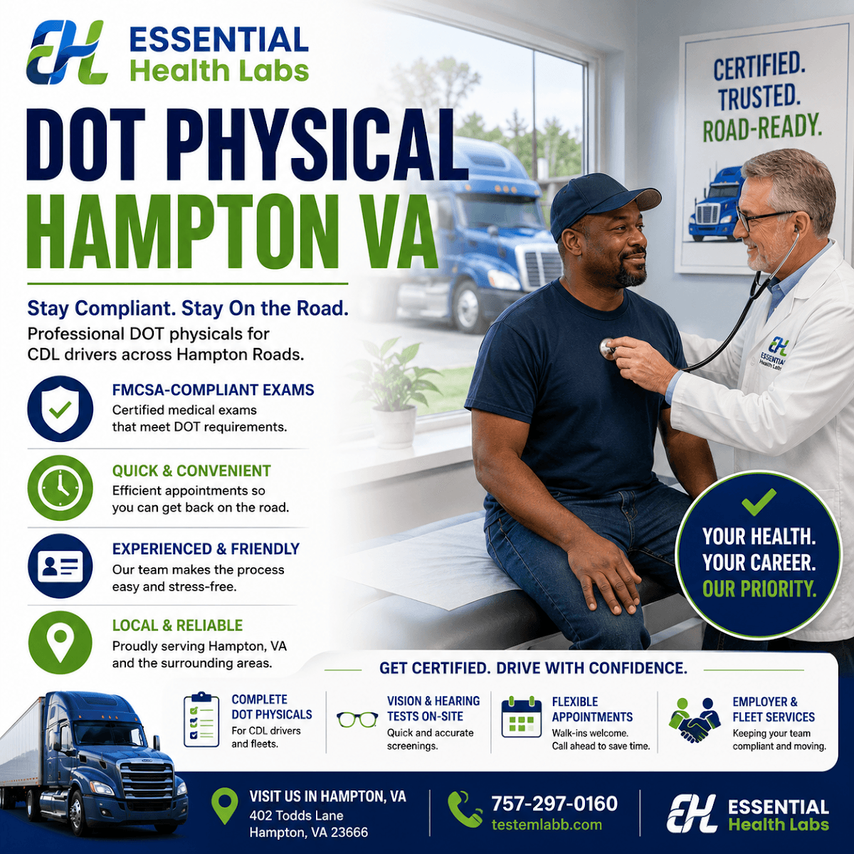 Essential Health Labs LLC| Mobile and Clinic Based Services, photo 2