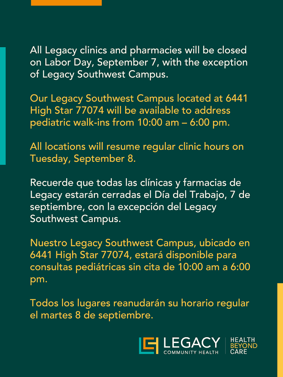 Legacy Community Health Beaumont North Taylor Pediatrics