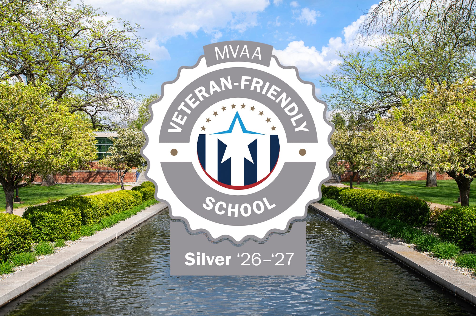 KCC Earns Silver Veteran-Friendly School Status
