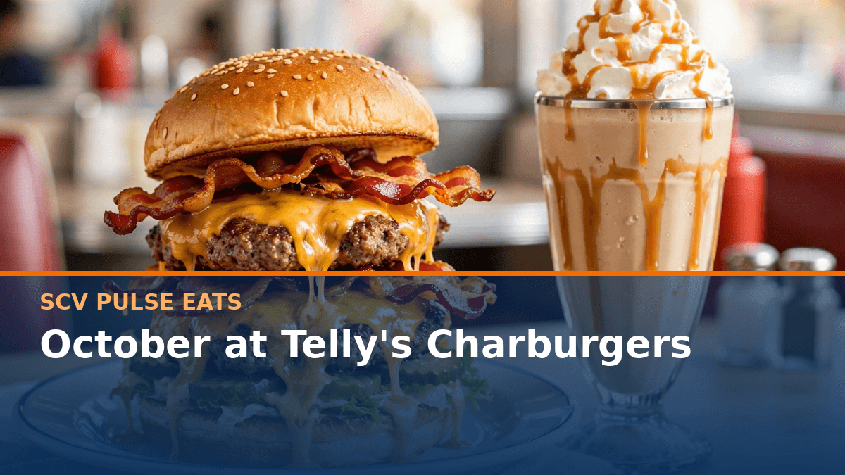 SCV Pulse Eats: October at Telly's Charburgers — Four Patties and a Caramel Apple Malt