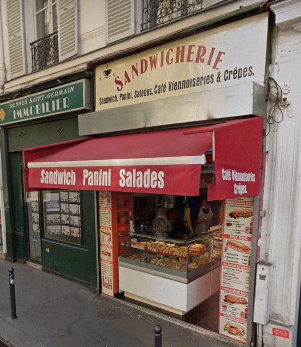 Sandwich, panini, salade, viennoiseries et crêpes