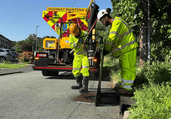 Staffordshire pothole crews notch up record month of repairs