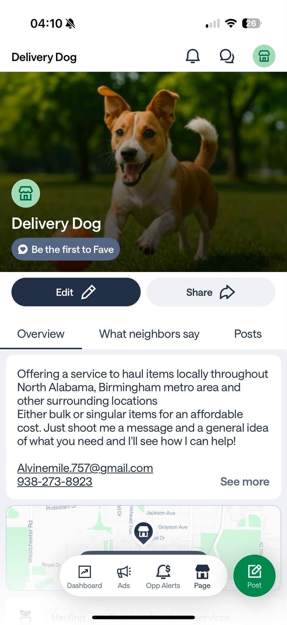 Delivery Dog