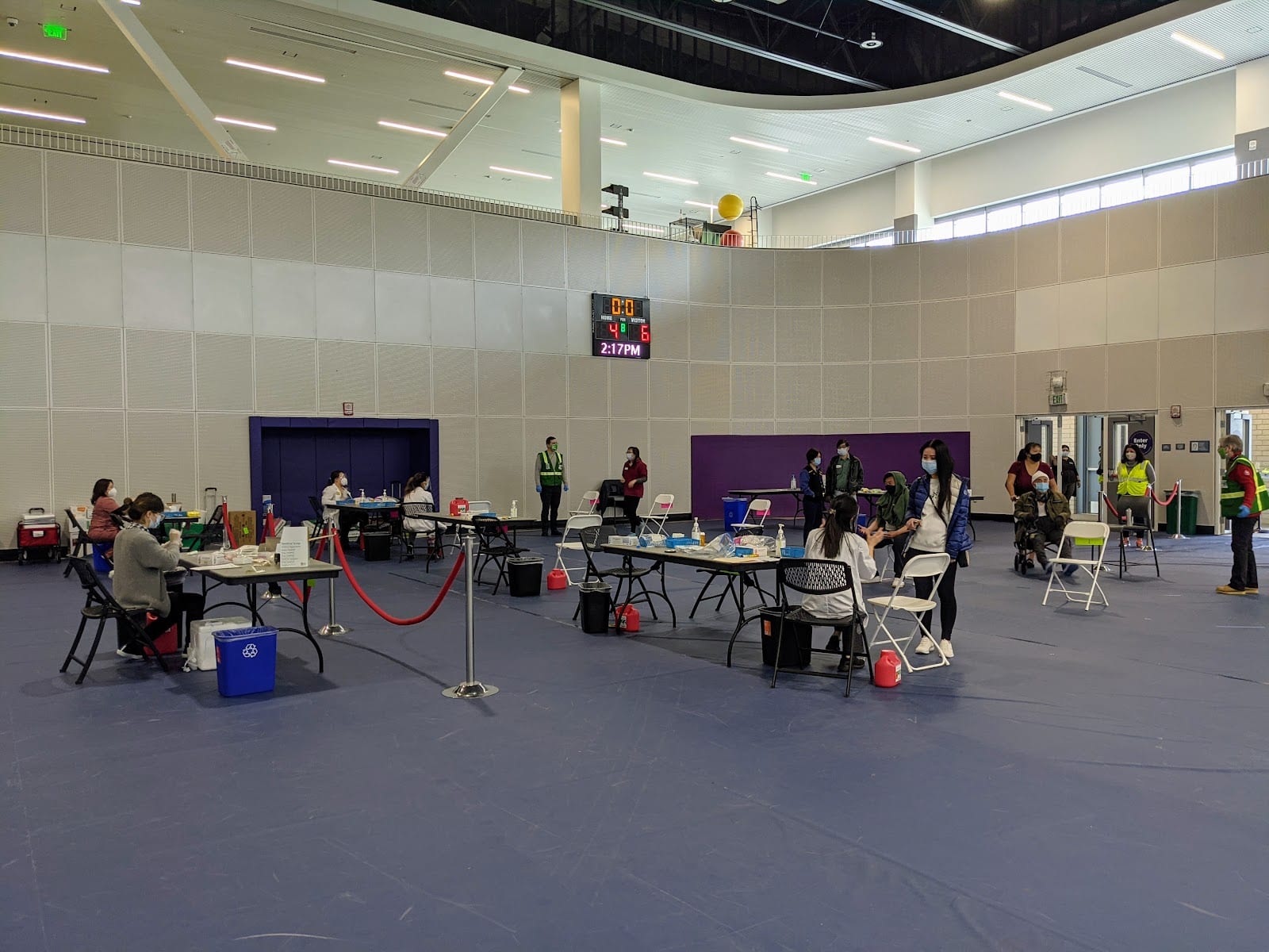 Covid-19 Vaccine Location-San Francisco State University-Mashouf Wellness Center (Inside Mac Gym)