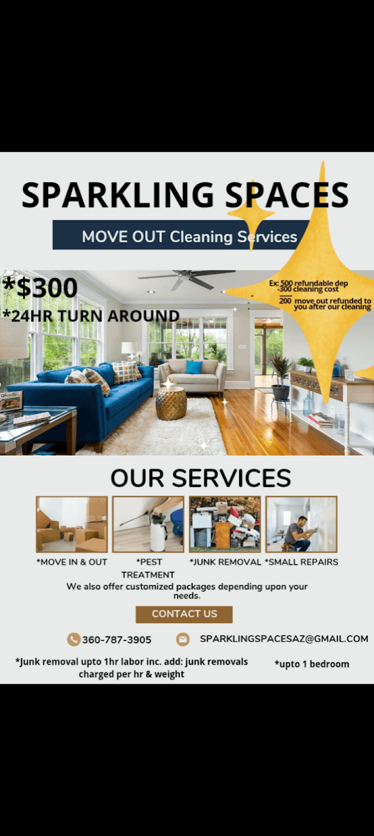 Sparkling Spaces Cleaning Services