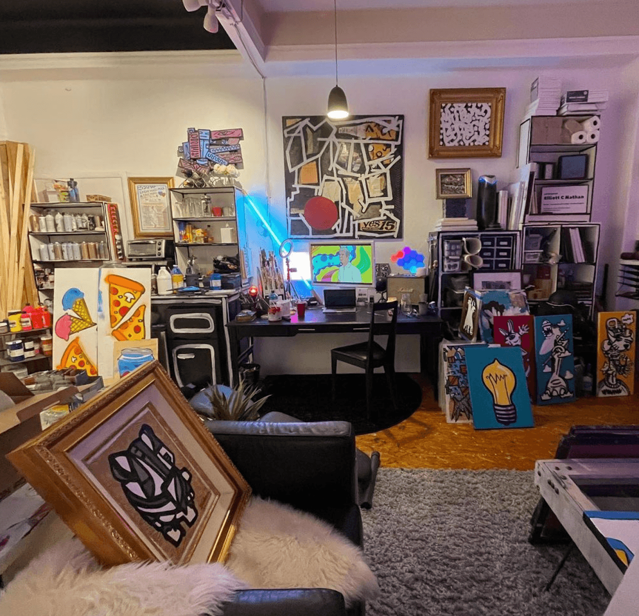 Elliott C Nathan Art Studio