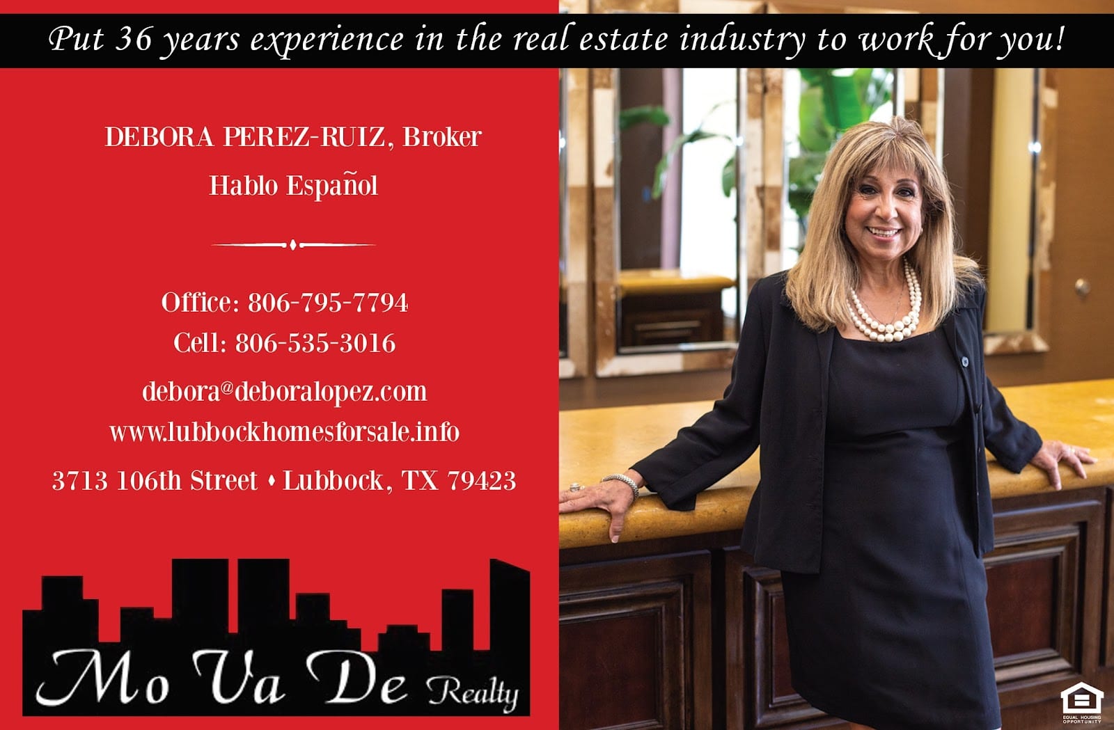 Debora Perez-Ruiz (formerly Lopez) MoVaDe Realty/Ruiz Realty