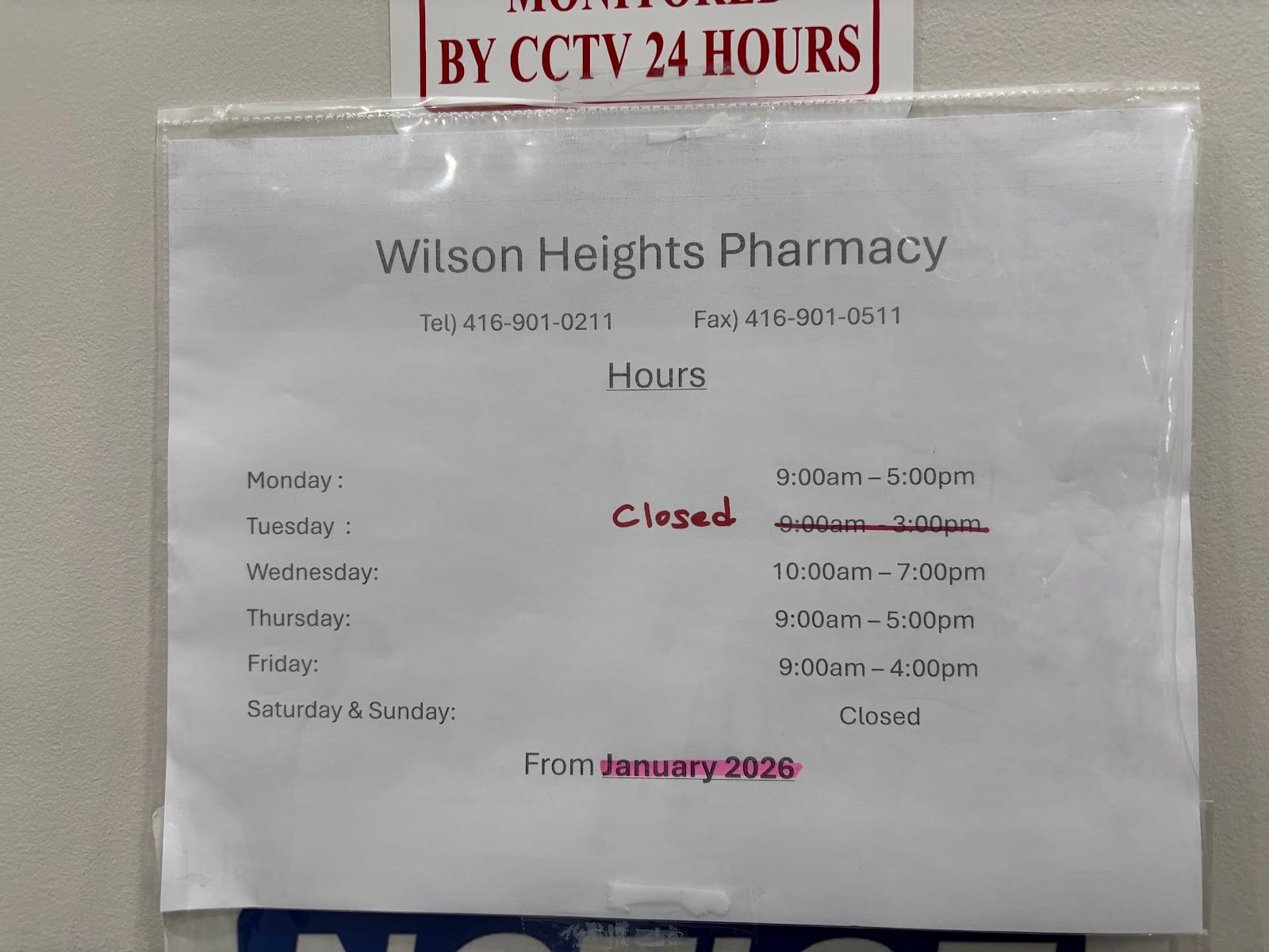WILSON HEIGHTS PHARMACY