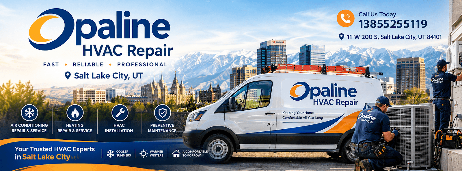 Opaline HVAC Repair Salt Lake City