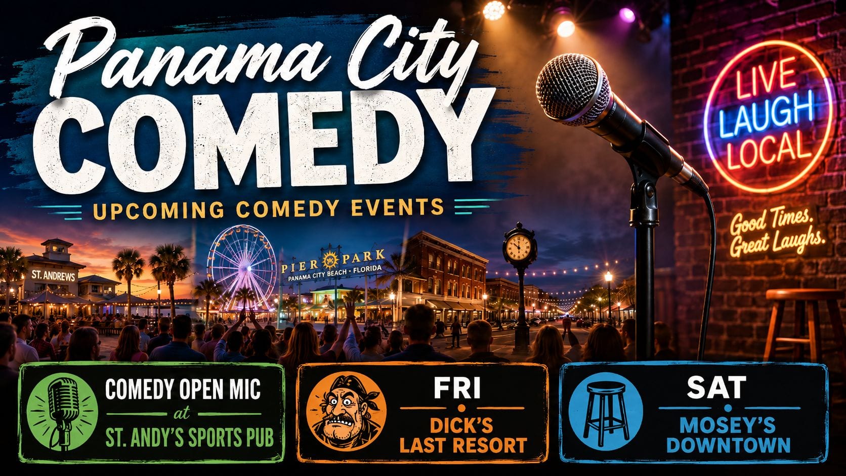 Panama City Comedy Brings a Weekend of Laughs to Bay County