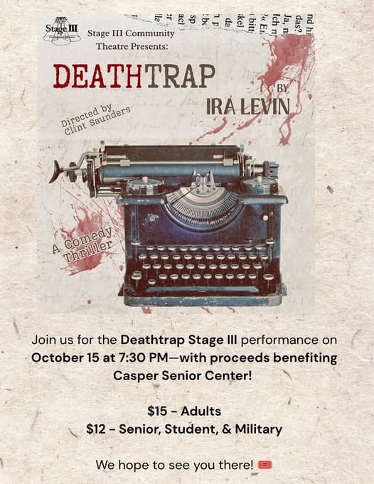 When Community Comes Together: Stage III’s “Deathtrap” Preview Supports Casper Seniors