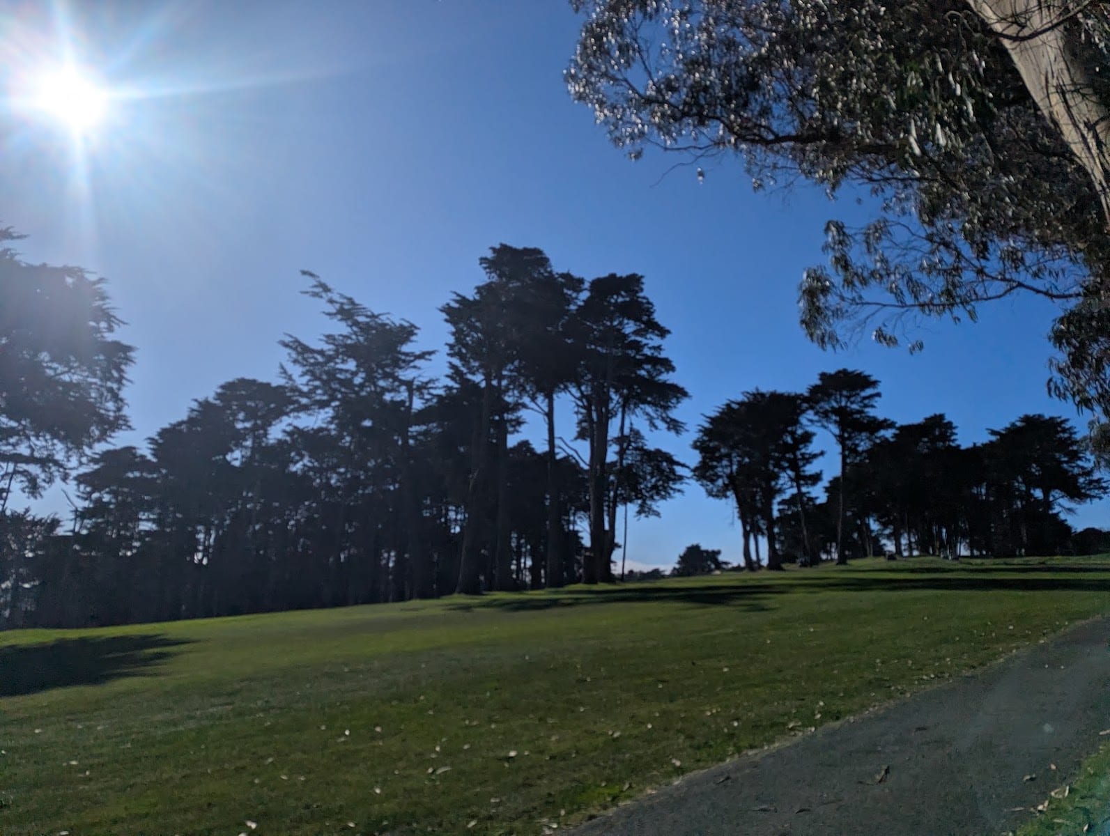 Presidio Golf Course Maintenance entrance, photo 2