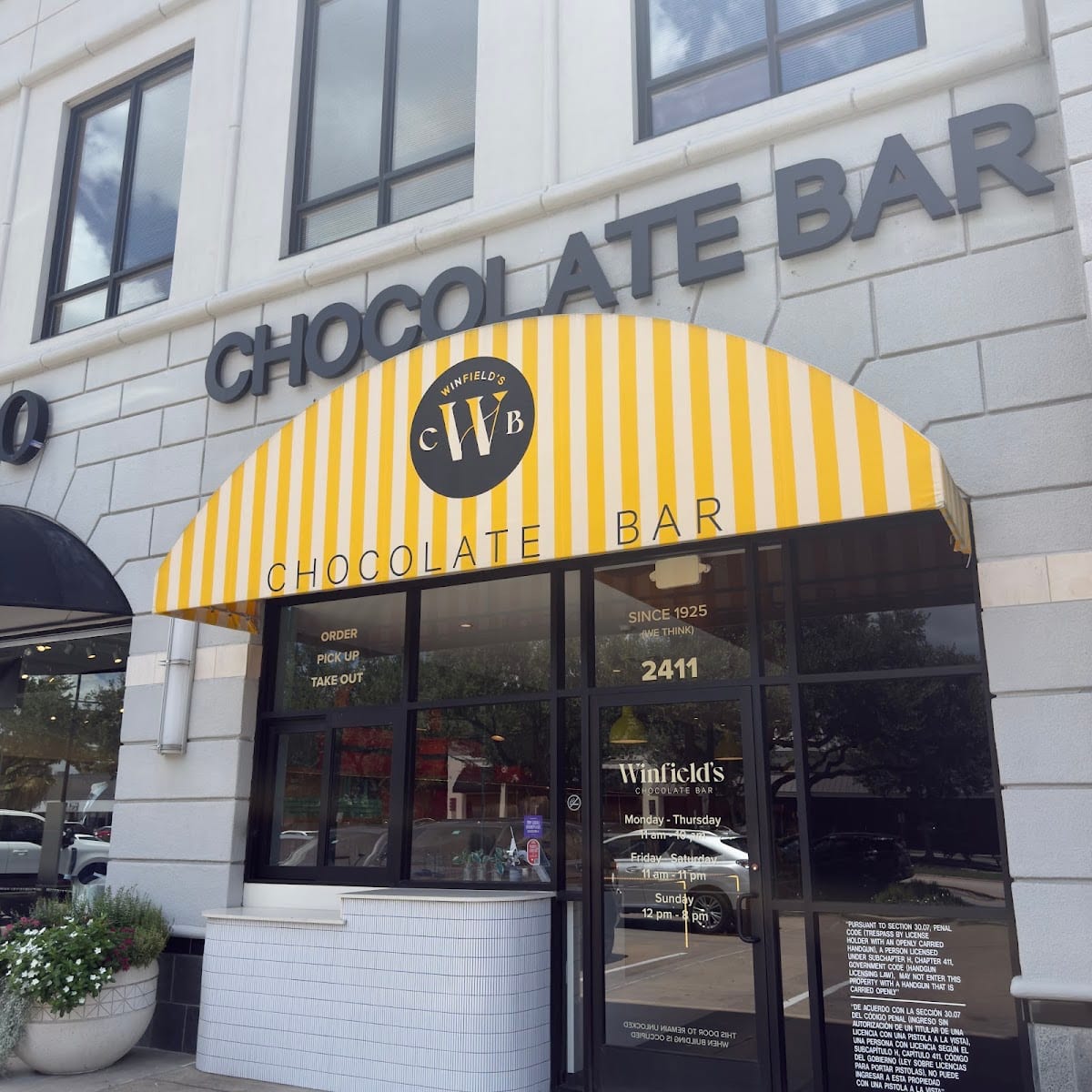 Winfield’s Chocolate Bar