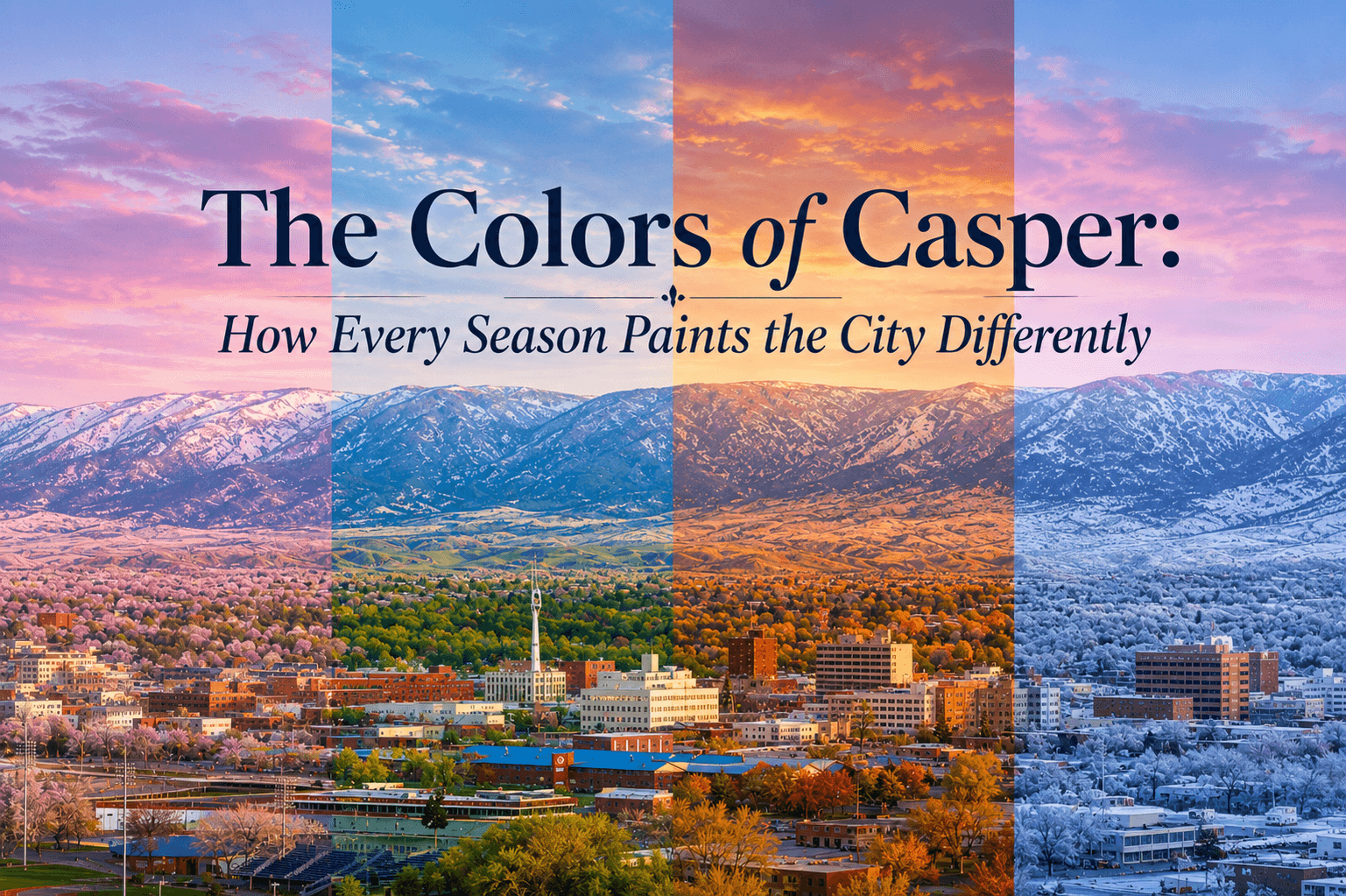 The Colors of Casper:  How Every Season Paints the City Differently
